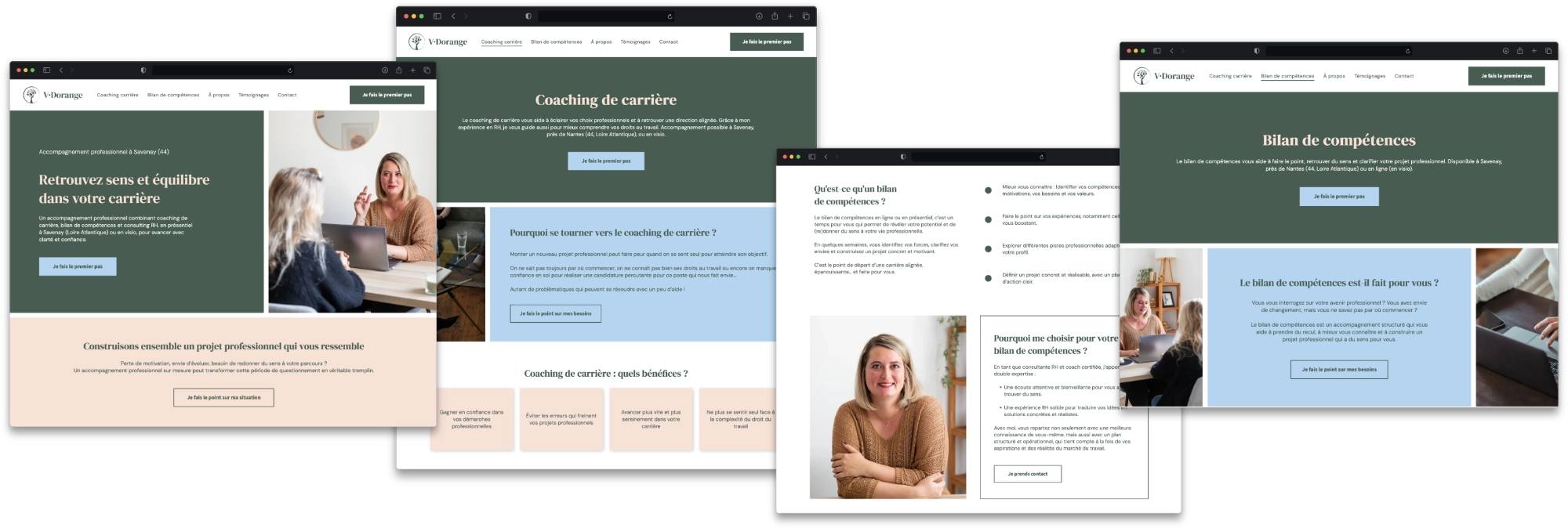 site web de Victoria Dorange consultante RH et coach carrière